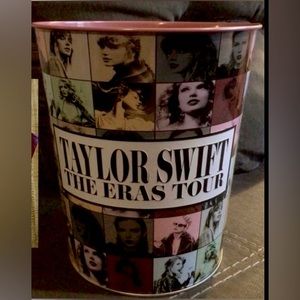 Taylor Swift Pink Tin Popcorn Bucket  AMC Exclusive Eras Tour Merch